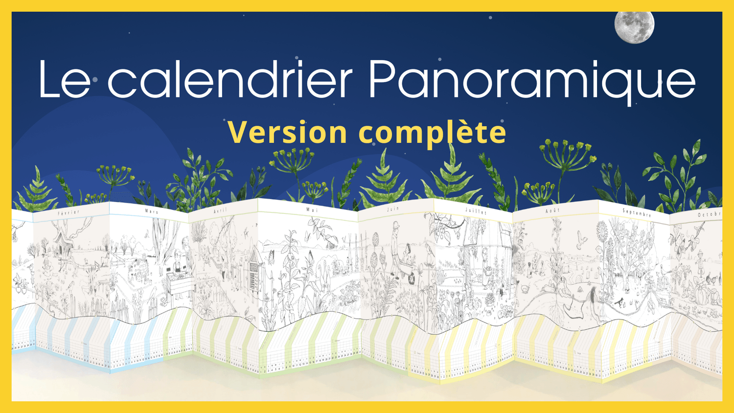 Bannière de présentation du Calendrier Panoramique