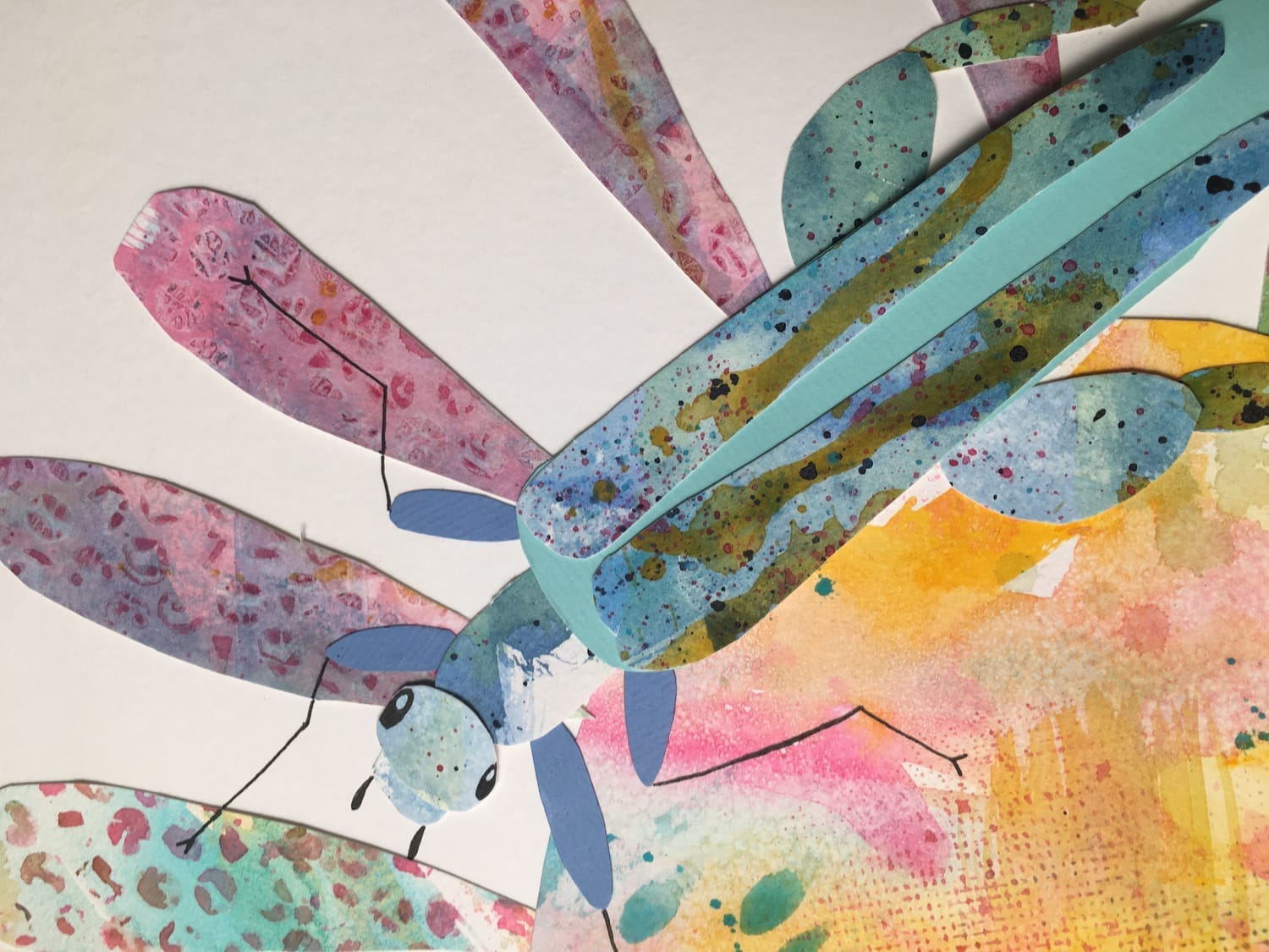 Activité de découpage sur l'oedemère noble