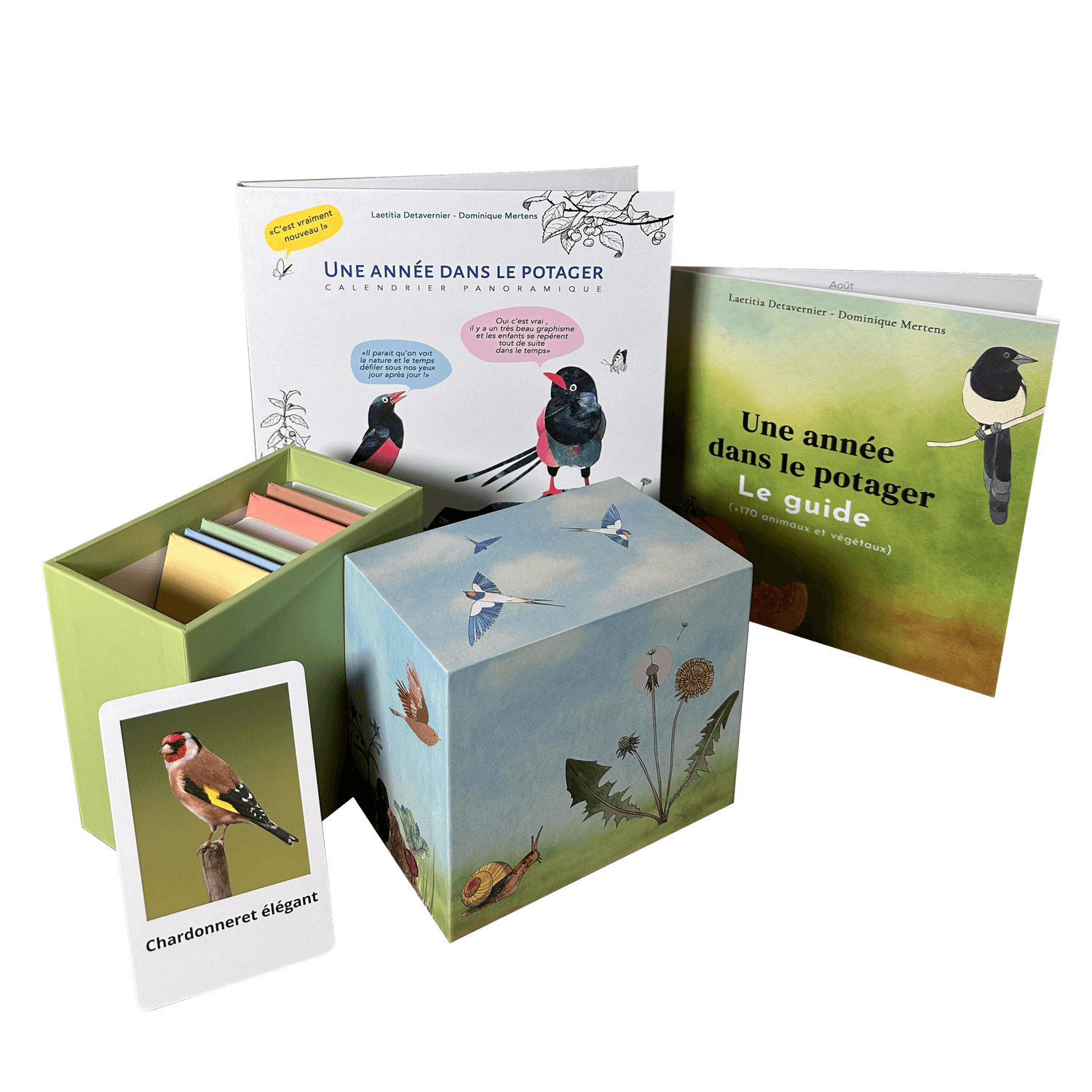 Calendrier + Devinettes — Une Année dans le Potager