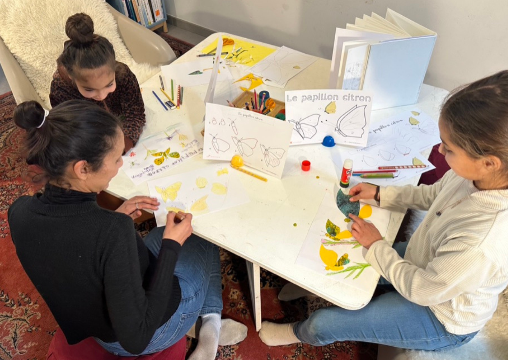 Dessinons le Papillon citron