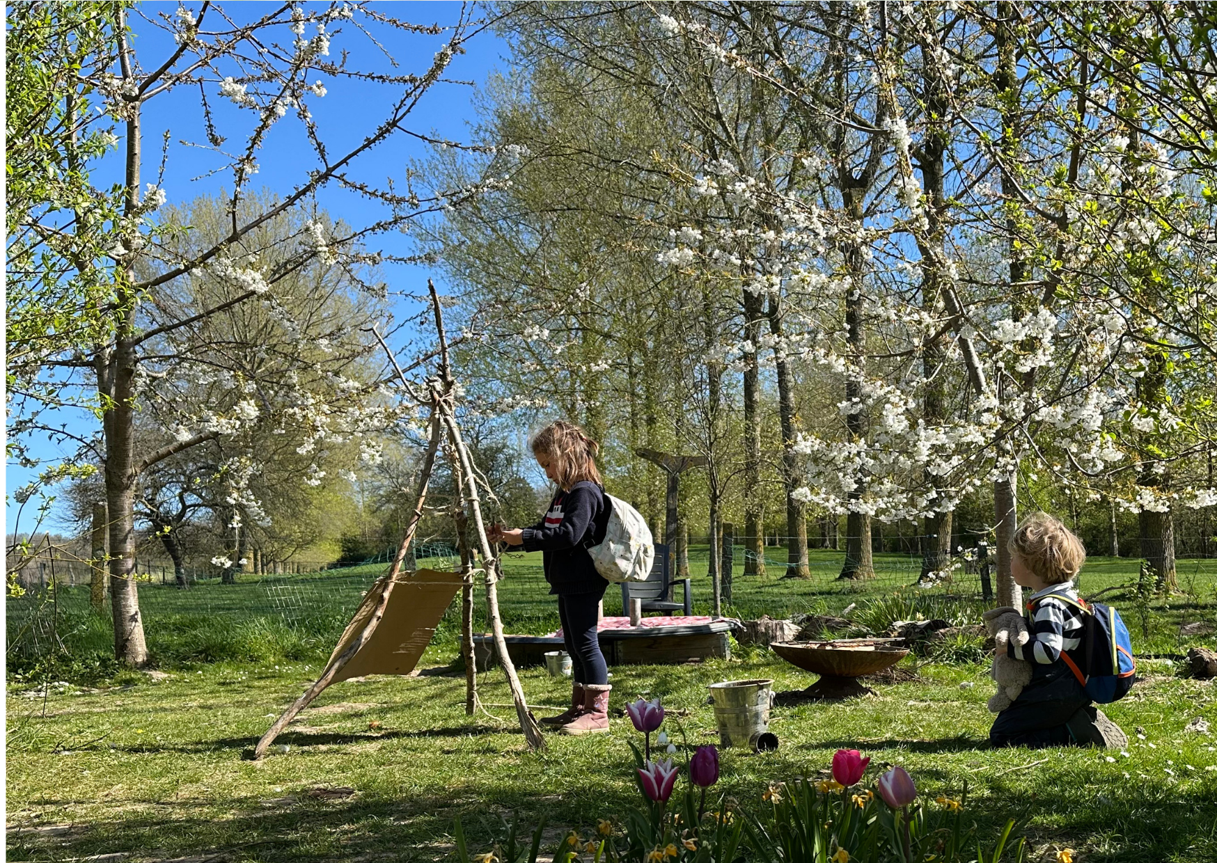 Forest School Belgique : Le Petit Abri