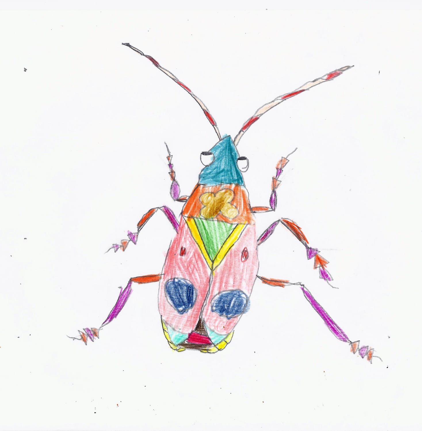 Dessin de gendarme par Arsen