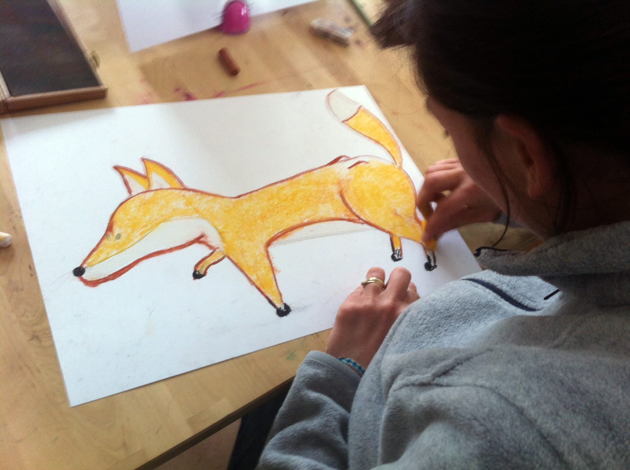 Dessin de renard par Sophie