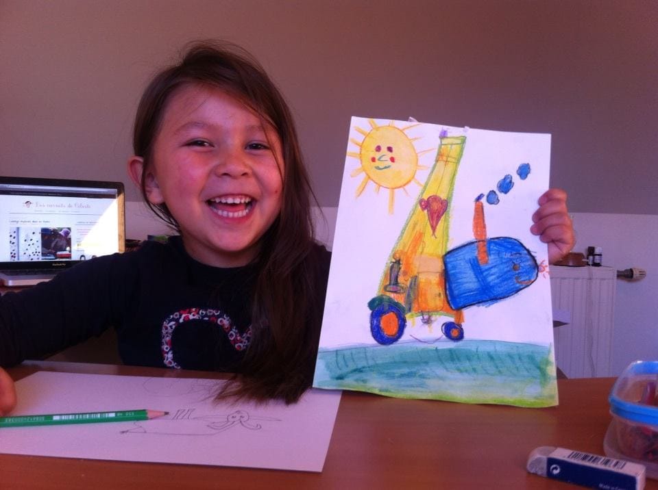 Dessin de tracteur par Eluney